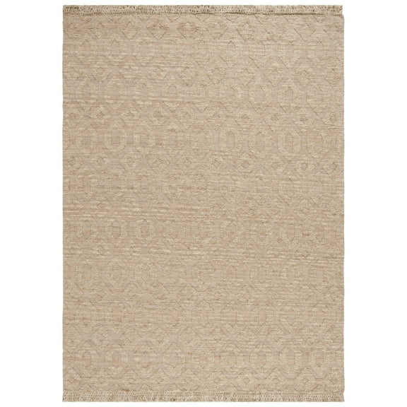 SAFAVIEH Natural Fiber Erksine Geometric Area Rug, Natural/Beige, 8' x 10'
