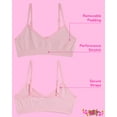 thumbnail image 7 of Sweet & Sassy Girls Seamless Training Bra Cami Training Bra Stretch Performance Seamless Bra 9 Pack, 7 of 7