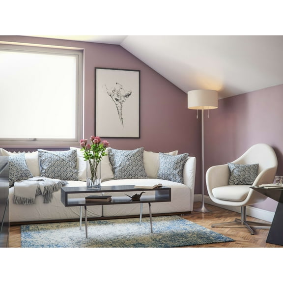 Kenroy Home Stowe 61'' Floor Lamp with White Fabric Drum Shade Transitional Floor Light Fixture for Living Room, Bedroom or Office, Brushed Steel