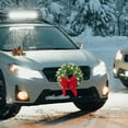 thumbnail image 5 of Hxlamzoo 2024 Christmas Supplies Christmas Wreaths Car Decorations Home Decorations Bow Tie Wreaths with Lights, 5 of 6