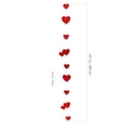 thumbnail image 2 of Houderco Guirnalda Colgante De Con Corazones Brillo Para De Fiesta Y Eventos, 2 of 6
