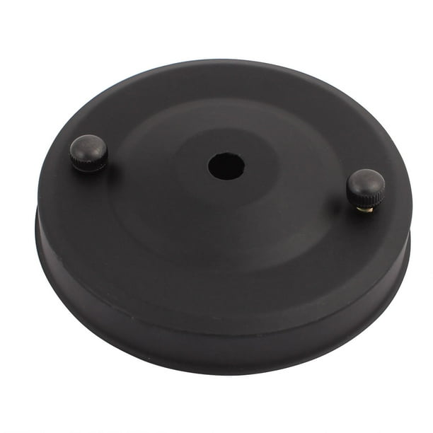 Ceiling Light Plate Kit Pointed Base Disc Pendant Accessories Black 105mmx25mm Com Ceiling Light Plate Kit Pointed Base, Lamp Ceiling Plate