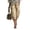 4#c Khaki, variant on Womens Capris with Pockets Loose Fit Casual Capri Pants Dressy Lightweight Ladies Baggy Cargo Pants for Hiking Army Green S