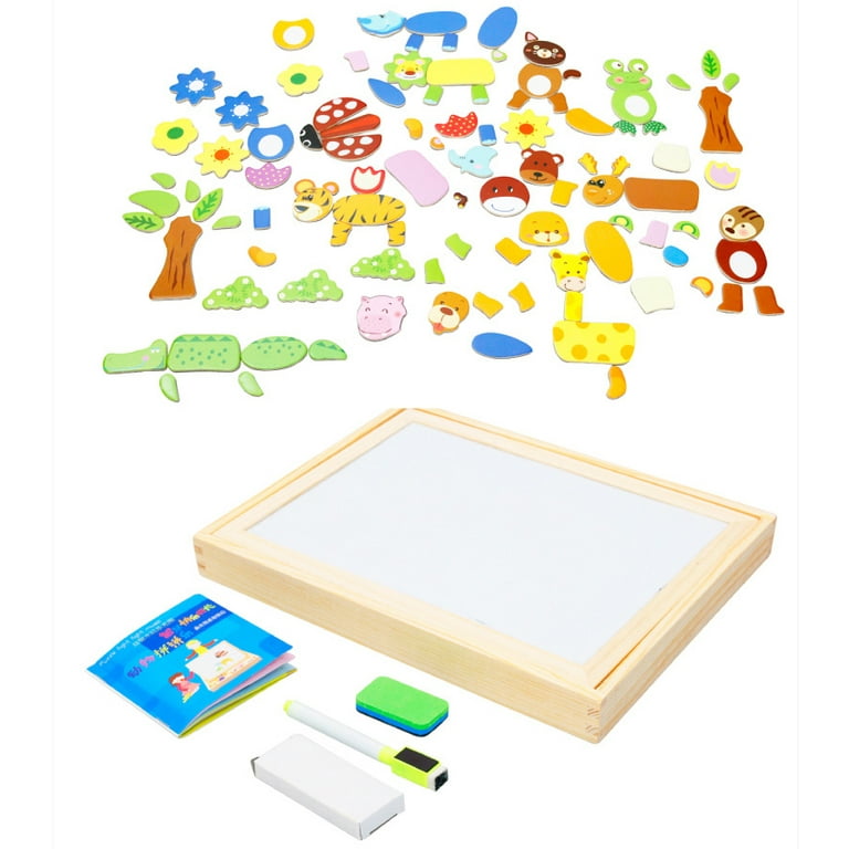 100pcs Baby Drawing Toys Wooden Painting Templates Drawing Board Kids Paint Drawing  Tools Set for Children Educational Toys Gift