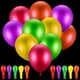 thumbnail image 1 of 100 Pieces Neon Party Balloons Neon Fluorescent Balloons Neon Balloons Blacklight Party Balloons, 12 Inch, 5 Colors Reactive Latex Balloons, 1 of 3