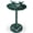Dark Green, variant on Ktaxon Solar Fountain Bird Bath, Coquille, 19in Resin Garden Decor for Outdoors, Weather Resistant , Dark Green