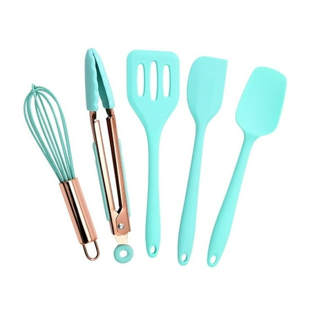 

Xssm Cooking Utensils - 1 Set Silicone Non-Stick Egg-Beater Spatula Spoon