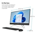 thumbnail image 6 of HP 27 inch All-in-One Desktop PC, AMD Ryzen 5 5625U, 8GB RAM, 512GB SSD, Jet Black, Windows 11 Home, 27-cb1113w, 6 of 7