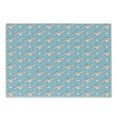 thumbnail image 1 of Angel Cutting Board, Cat Angels Flying High Hearts Happiness Kitty Love Heavenly Wings, Decorative Tempered Glass Cutting and Serving Board, Small Size, Sky Blue White, by Ambesonne, 1 of 1