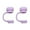Purple, variant on Pebbuoy 2Pcs Solid Color Straw Cover Food Grade BPA Free Silicone Reusable Dust-proof No Spill 10MM Tumbler Straw Tip Plug Topper Protector Cup Accessories