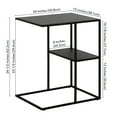 thumbnail image 2 of Evelyn&Zoe Winthrop 20" Wide Rectangular Side Table, Blackened Bronze, 2 of 5
