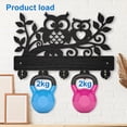 thumbnail image 4 of Owl Coat Rack Wall Mount Animal Tree Branch Key Holder for Wall Animal Wooden Wall Hook 11.8×7.9inch Decorative Owl Hook 5 Alloy Hooks for Gift Entryway Living Room Farmhouse Cabin, 4 of 9