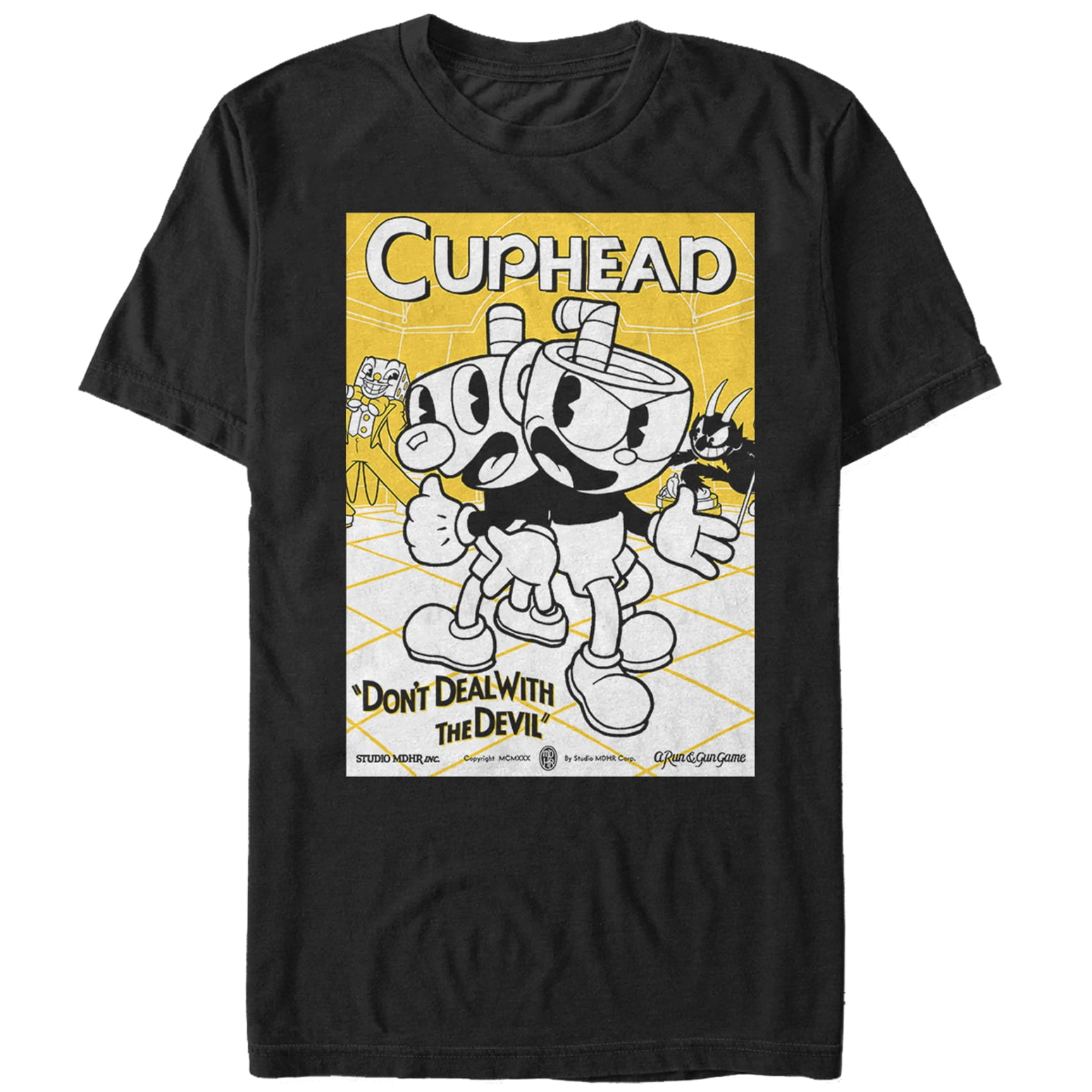 Cuphead and Bosses Adult T-Shirt Tees Pop 