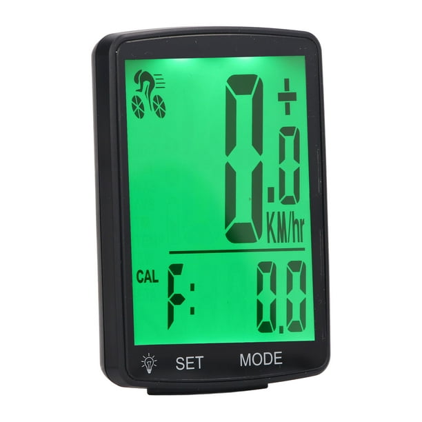 Computadora inalámbrica para bicicleta velocímetro pantalla LCD multifuncional de 28 pulgadas retroiluminación LED resistente al agua con 2 soportes para montar al aire ANGGREK Otros