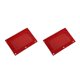 thumbnail image 1 of Matsuzay Bolsa portátil para almacenar y proteger documentos importantes adecuada para estudiantes Bolsa con cremallera roja Rojo 2Conjunto, 1 of 6