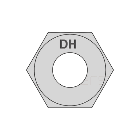 

1/2-13 Heavy Hex Nuts / A563 Grade DH / Hot Dip Galvanized (Quantity: 2900 pcs)