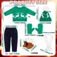 thumbnail image 3 of Set de ropa para muñecas Bencailor, suéteres navideños, gorro y botas de 18 pulgadas, 3 of 7