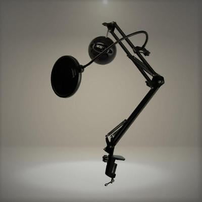 - Blue Microphones Snowball iCE Black Microphone with Knox Studio Boom Arm & Pop F