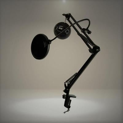 Blue Microphones Snowball iCE Black Microphone with Knox Studio Boom Arm & Pop (Best Studio Microphone Under 500)