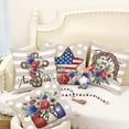thumbnail image 5 of 4th of July Decorations Pillow Covers 18x18 Set of 4 Polka Dots Star and Strip Cross Bless America Floral Jar Throw Pillows Patriotic Pillows Independence Day Decor Cushion Case G327-18, 5 of 6