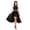 A-Black94, variant on JAJAHO Sequin Girls Dress Sleeveless Sparkly Slim Fit High-Low Midi Ball Gown Formal Party Prom Wear Girl Dresses 12-16Y