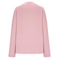 thumbnail image 5 of COMVALUE Women's Bamboo Viscose Long Sleeve Raglan Shirt Slim Fit Layering Top Pink for Size L, 5 of 5