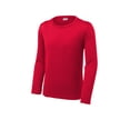 thumbnail image 4 of Sport-Tek YST420LS Youth Posi-UV Pro Long Sleeve Tee , True Red, M, 4 of 5