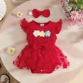 thumbnail image 2 of Newborn Baby Girl Romper Farm Outfit Animals Embroidery Smocked Onesie Ruffle Plaid Bodysuit Country Summer Clothes 6-12 Months 12-24 Months 2t 3t 4t 5t 6t 7t 8t 9t Children 3-6 Months, 2 of 5