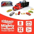 thumbnail image 4 of Kidplokio 1:24 Scale Diecast Hot Rod Car Carrier for Toy Race Cars, Boys Ages 3-8, 4 of 11