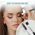 thumbnail image 2 of Juego de brochas de maquillaje de doble punta, 2 uds., brocha para cejas, brocha para cejas roscada, brocha para difuminar con mango de madera, herramienta para brocha de maquillaje, 2 of 7