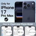 thumbnail image 2 of JETech Magnetic Case for iPhone 17 Pro Max with Screen Protector and Camera Control Button (Black), 2 of 7