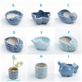 thumbnail image 3 of RAIN Cute Cartoon Whale Shell Succulent Planter Marine Ornament for Garden Home or Nursery Hanging Small Flower Pot, 3 of 5