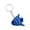 Blue, variant on Colorful Sea Themed Crocheted Keychain Knitted Keyring Charm for Handbags For Couple Friend