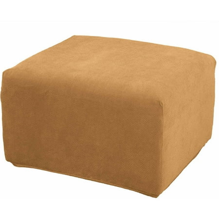Sure Fit Stretch Pique Ottoman Slipcover