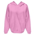 thumbnail image 4 of VISALY Hoodies Pullover Tunic Sweatshirt Womens Oversized Sweatshirts Pullover Hoodies Sweaters Long Sleeve with Pockets Winter Fall Outfits Running Sweatshirts Pullover Sweatshirt Soft Sweaters Red L, 4 of 4