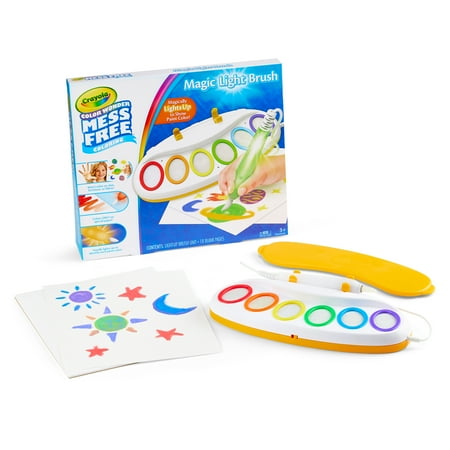 Crayola Color Wonder Magic Light Brush Art Set  Mess Free Washable Paint  Gift  Beginner Unisex Child