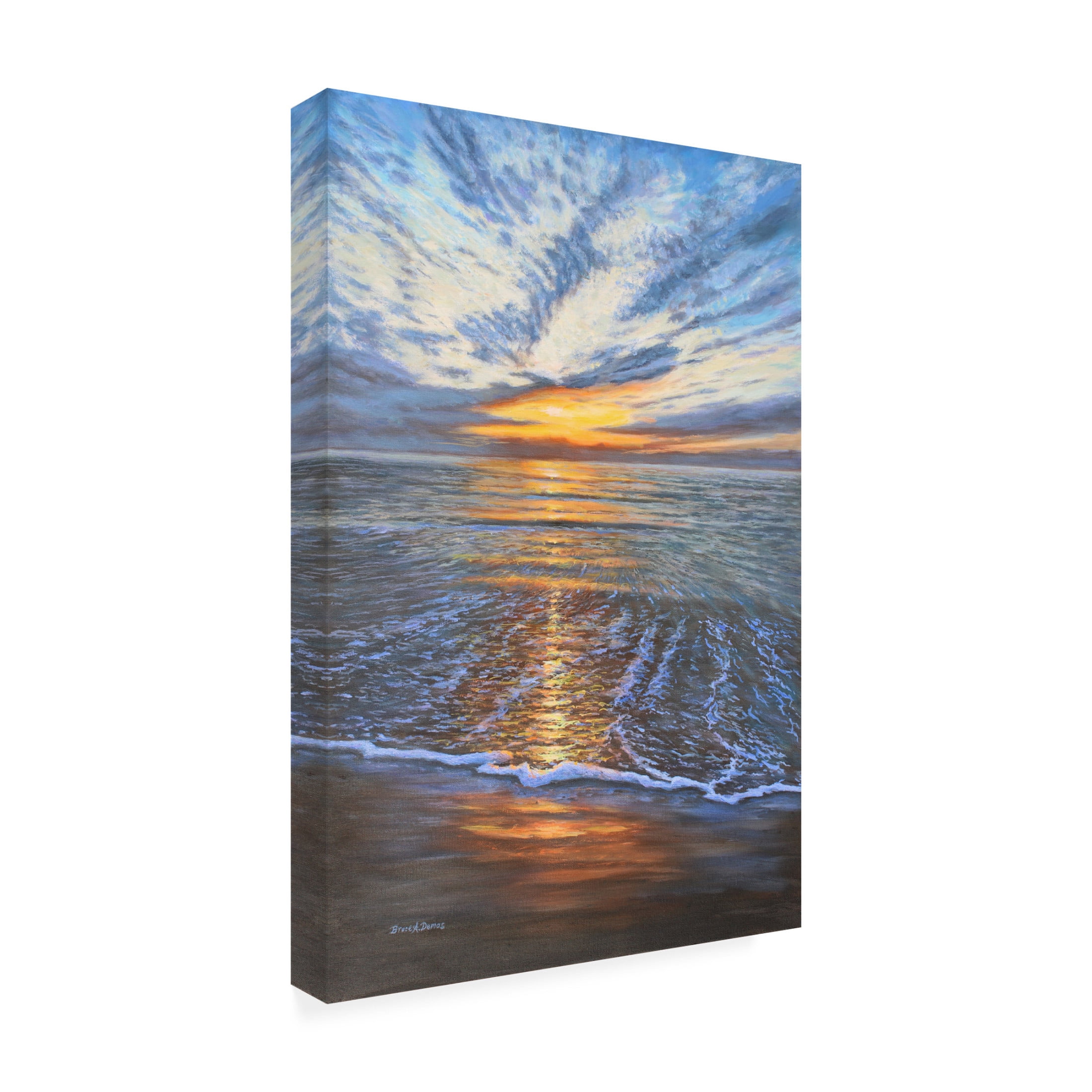 Canvas Wall Art - Bruce Dumas 'Mystical Shore' Wall Art for Living Room, Bedroom, or Office Décor by Trademark Fine Art - 16 x 24 Inches