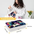 thumbnail image 5 of Unicorn Portable PU Leather Necklace Holder with Removable Compartment - Jewelry Stand, Jewelry Boxes, Jewelry Organizer, 5 of 6