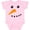 AD-Pink, variant on Inktastic Snowman Face Boys or Girls Baby Bodysuit