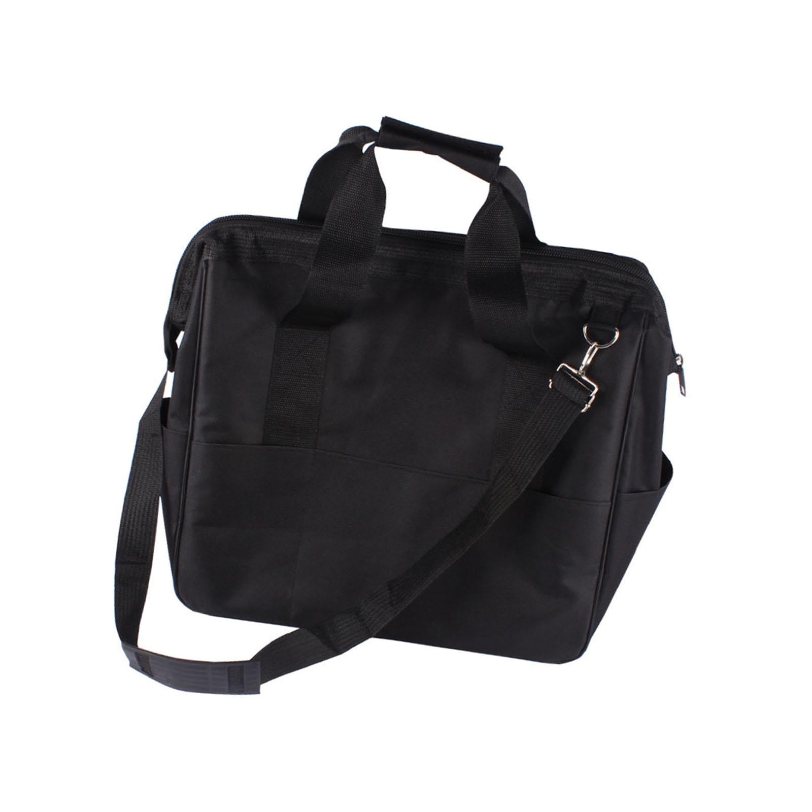 koolsoo Outdoor Tool Bag Tool Organizer Tool Carrying Case Zippered Wide Mouth Tool Tote Tool Handbag for Electrician Worker Plumbers