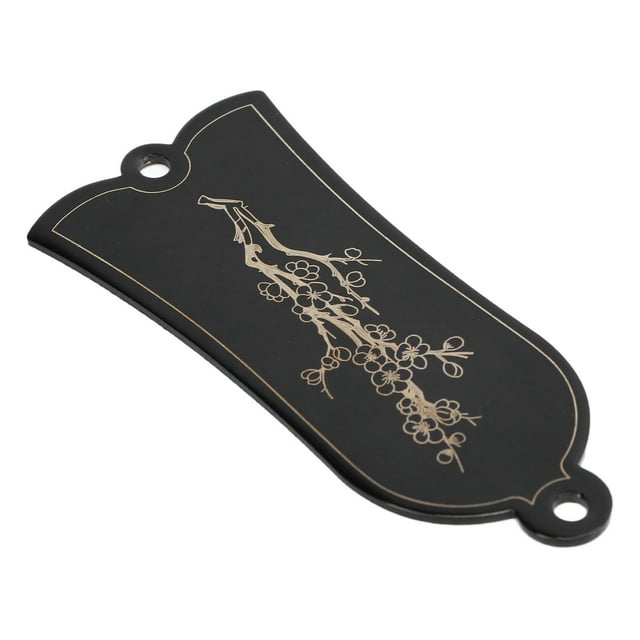 Truss Rod Cover, Wear Resistant Bell Shape 2 Holes Guitar Truss Rod Cover for Musical Instruments