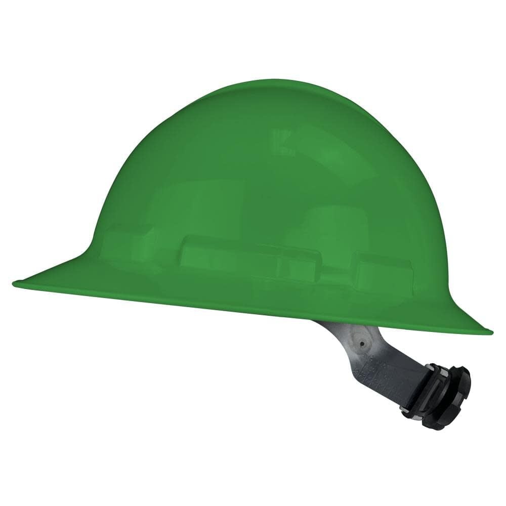 Radians Quartz™ Full Brim Hard Hat Green - QHR6-GREEN