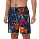 thumbnail image 1 of Balery Tropical Flower Bañador para hombre, shorts de playa de secado rápido con entrepierna y forro de compresión-X-Large, 1 of 6