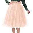 thumbnail image 4 of Stylish Women's Skirt Tutu Adult Short Petticoat Midi Skirt for Dressy Occasions Versatile Fashion Piece for Various Events and Parties, 4 of 8
