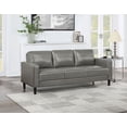 thumbnail image 2 of Ruth Upholstered Track Arm Sofa Grey, 2 of 10