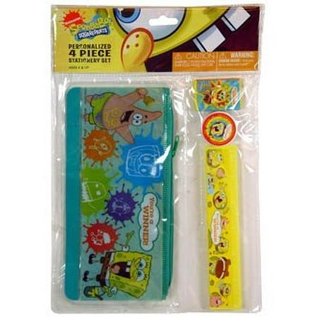 Spongebob 4Pc Stationery (5 Piece/Pack) - 66103M