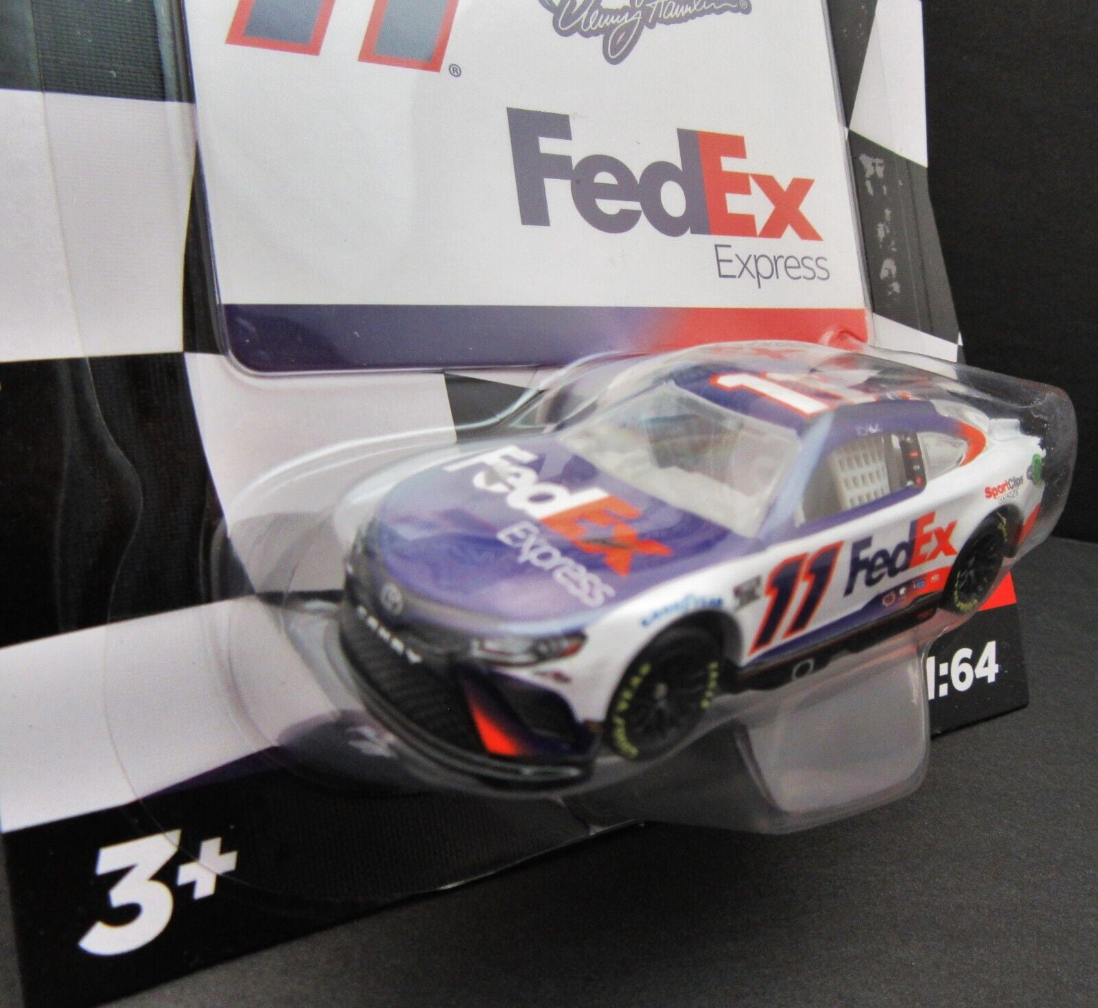 Denny Hamlin ~ FedEx ~ NASCAR Authentics ~ Die Cast 1:64 Scale