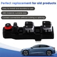 thumbnail image 5 of Left Front Door Window Glass Lift Switch Round Key for BYD E5(2016-2019) Qin EV (2015-2016) 5A-37460, 5 of 5