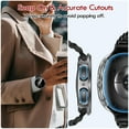 thumbnail image 2 of IC ICLOVER for Samsung Galaxy Watch 8 44mm Bumper Case Built in Screen Protector Clear Hard Protective Cover, Shock Adsorption Drop Protection Full Cover Transparent, 2 of 8
