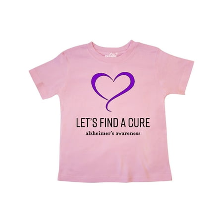 

Inktastic Let s Find a Cure- Alzheimer s Awareness Gift Toddler Boy or Toddler Girl T-Shirt